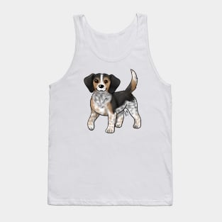 Dog - Queen Elizabeth Pocket Beagle - Blue Tick Tank Top